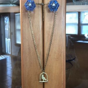 Bird in a cage necklace